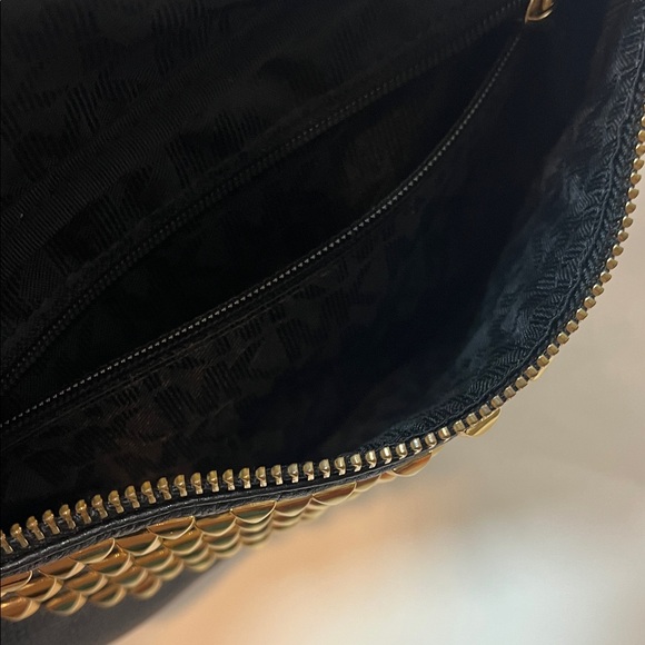 Michael Kors Black Belt Bag with Gold Accents - Picture 5 of 9